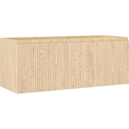 Mexen Rivel koupelnová skříňka pod umyvadlo 120 cm, 1 zásuvka, rýhovaná, dub - 91A20-12047-1-BF81