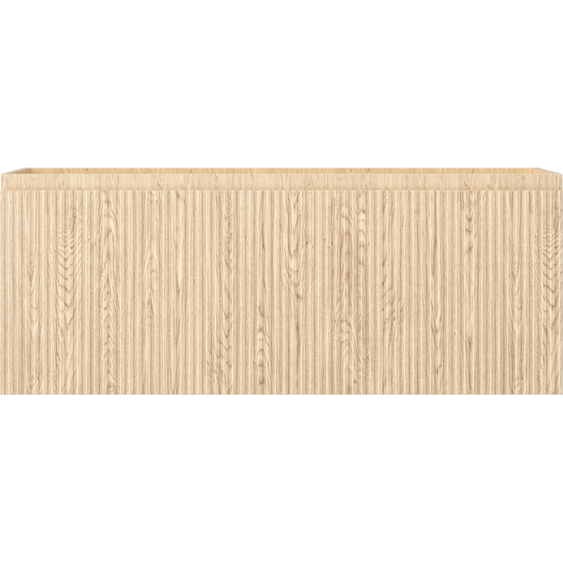 Mexen Rivel koupelnová skříňka pod umyvadlo 120 cm, 1 zásuvka, rýhovaná, dub - 91A20-12047-1-BF81