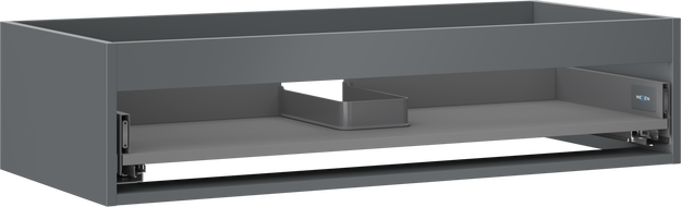 Mexen Box-A korpus skříňky pod umyvadlo 100 cm, 1 zásuvka, grafit mat - 91AX0-1000-235-1-66