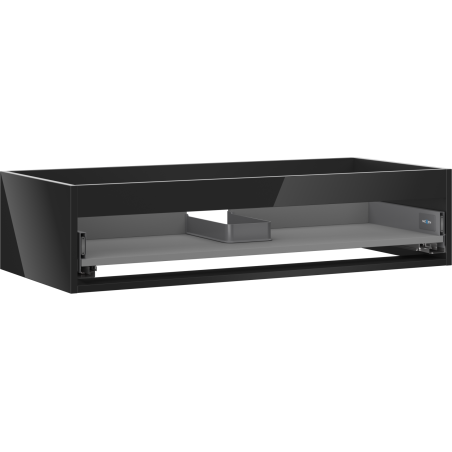 Mexen Box-A korpus skříňky pod umyvadlo 100 cm, 1 zásuvka, černý lesk - 91AX0-1000-235-1-70