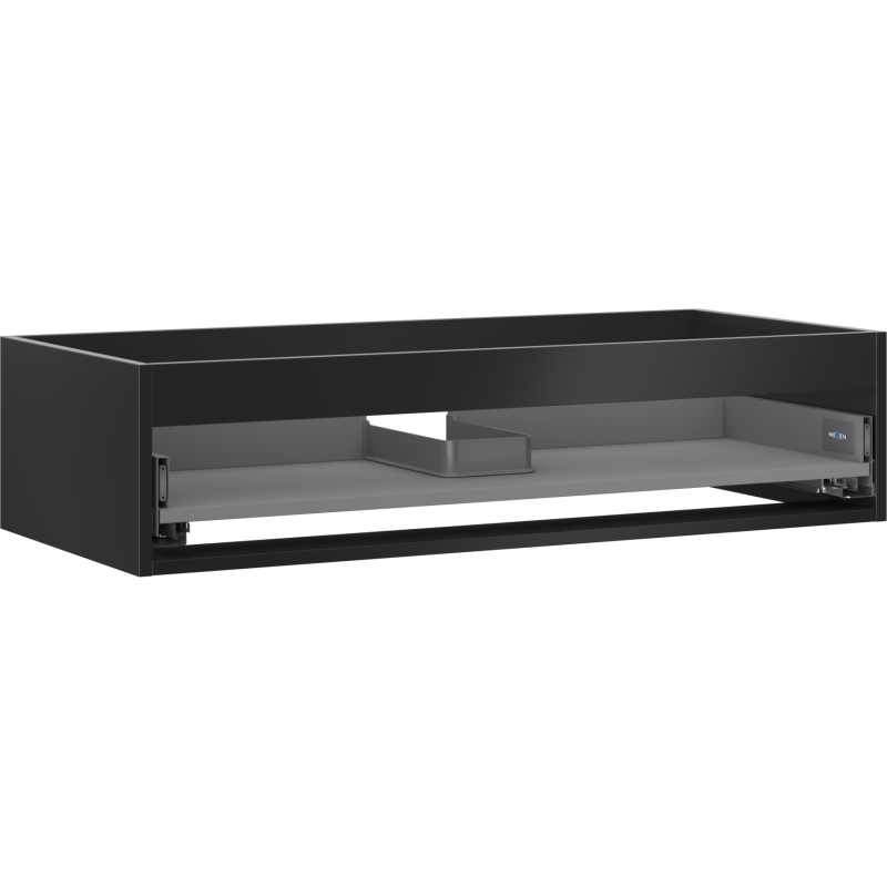 Mexen Box-A korpus skříňky pod umyvadlo 100 cm, 1 zásuvka, černý mat - 91AX0-1000-235-1-71