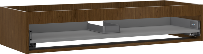 Mexen Box-A korpus skříňky pod umyvadlo 120 cm, 1 zásuvka, ořech - 91AX0-1200-235-1-86