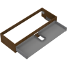 Mexen Box-A korpus skříňky pod umyvadlo 120 cm, 1 zásuvka, ořech - 91AX0-1200-235-1-86