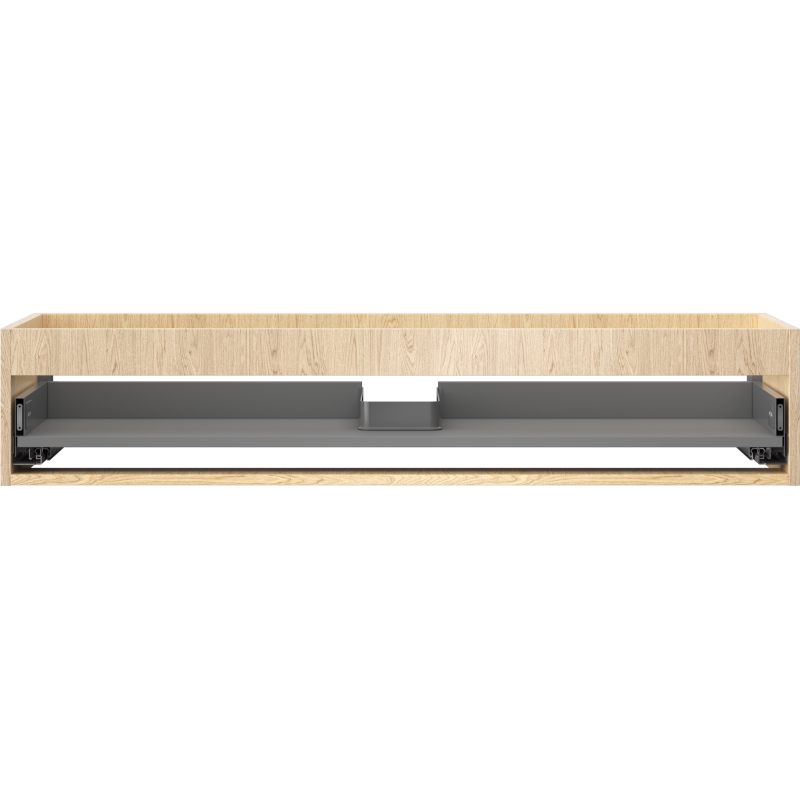 Mexen Box-A korpus skříňky pod umyvadlo 120 cm, 1 zásuvka, dub - 91AX0-1200-235-1-81