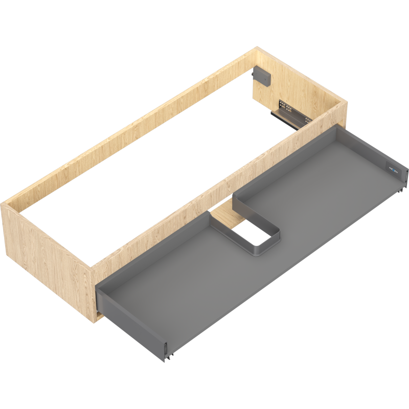 Mexen Box-A korpus skříňky pod umyvadlo 120 cm, 1 zásuvka, dub - 91AX0-1200-235-1-81