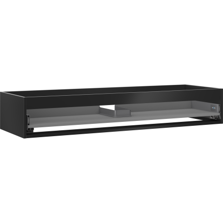 Mexen Box-A korpus skříňky pod umyvadlo 140 cm, 1 zásuvka, černý mat - 91AX0-1400-235-1-71