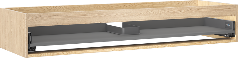 Mexen Box-A korpus skříňky pod umyvadlo 140 cm, 1 zásuvka, dub - 91AX0-1400-235-1-81