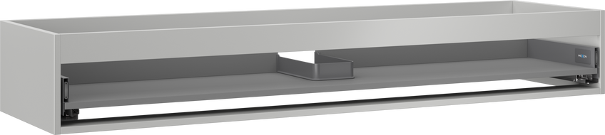 Mexen Box-A skříňka pod umyvadlo 160 cm, 1 zásuvka, šedý mat - 91AX0-1600-235-1-62