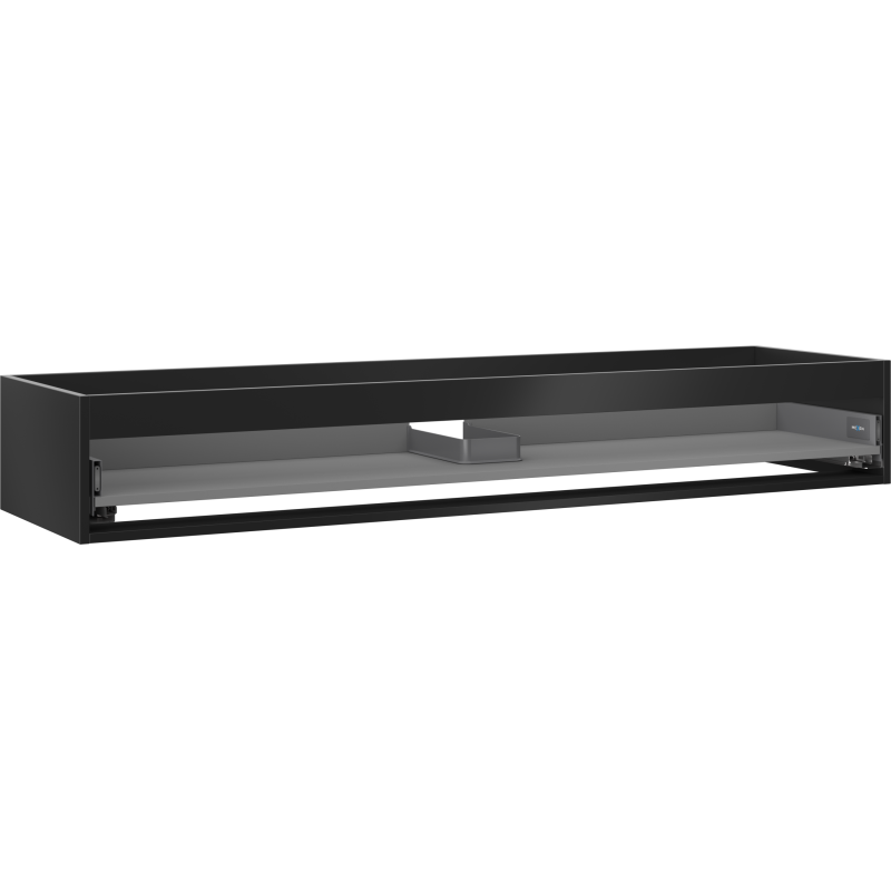 Mexen Box-A korpus skříňky pod umyvadlo 160 cm, 1 zásuvka, černý mat - 91AX0-1600-235-1-71