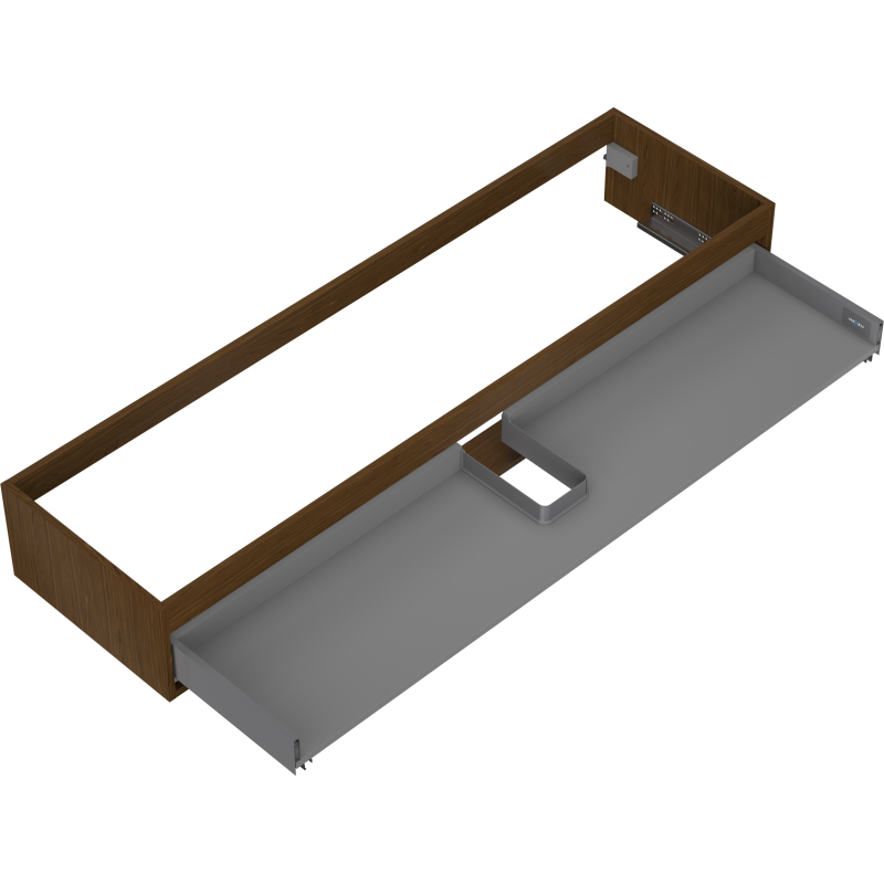 Mexen Box-A korpus skříňky podumyvadlové 160 cm, 1 zásuvka, ořech - 91AX0-1600-235-1-86