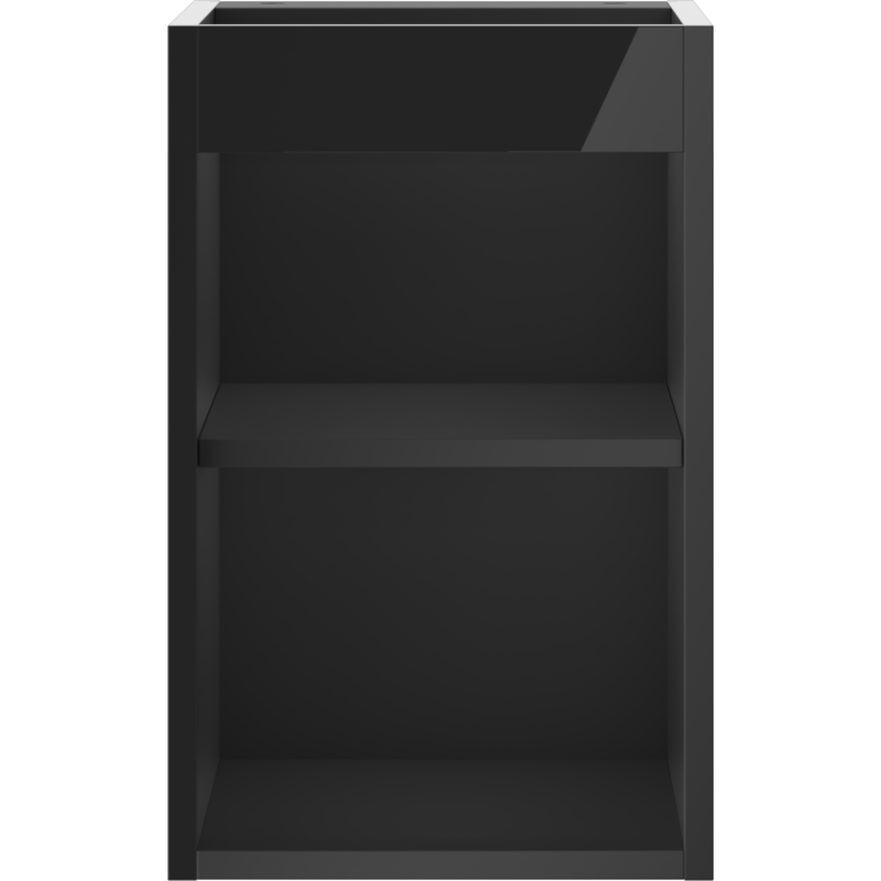 Mexen Box-A korpus skříňky pod umyvadlo 30 cm, černý lesk - 91AX1-0300-470-1-70