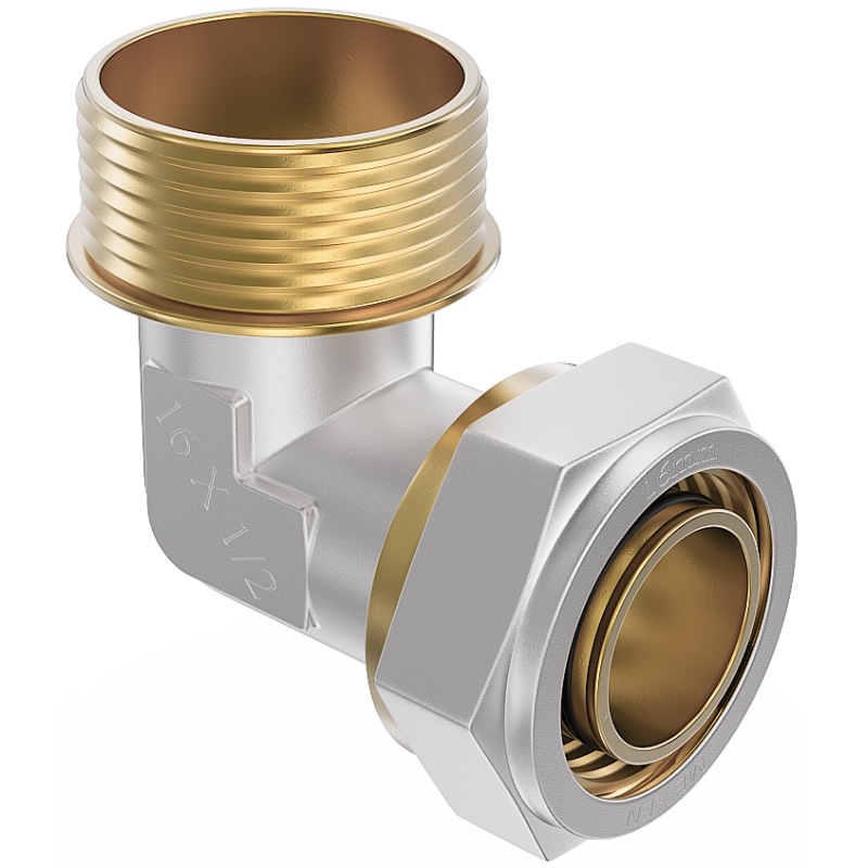 Mexen PEX-S šroubovací koleno PEX 25 x 1 GZ - W97227-2510M-00