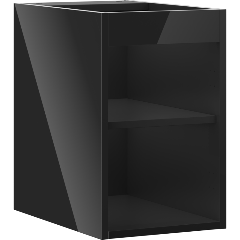 Mexen Box-A korpus skříňky pod umyvadlo 30 cm, černý lesk - 91AX1-0300-470-1-70