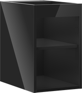 Mexen Box-A korpus skříňky pod umyvadlo 30 cm, černý lesk - 91AX1-0300-470-1-70
