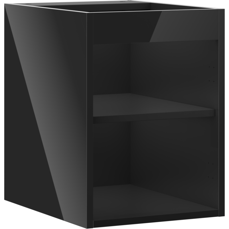 Mexen Box-A korpus skříňky podumyvadlové 35 cm, černý lesk - 91AX1-0350-470-1-70