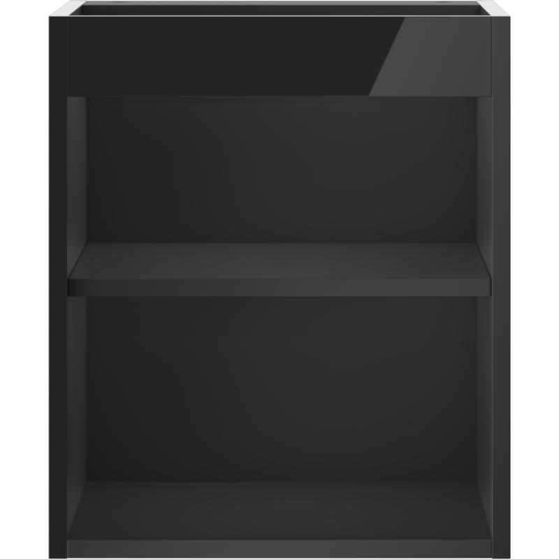 Mexen Box-A korpus skříňky pod umyvadlo 40 cm, černý lesk - 91AX1-0400-470-1-70