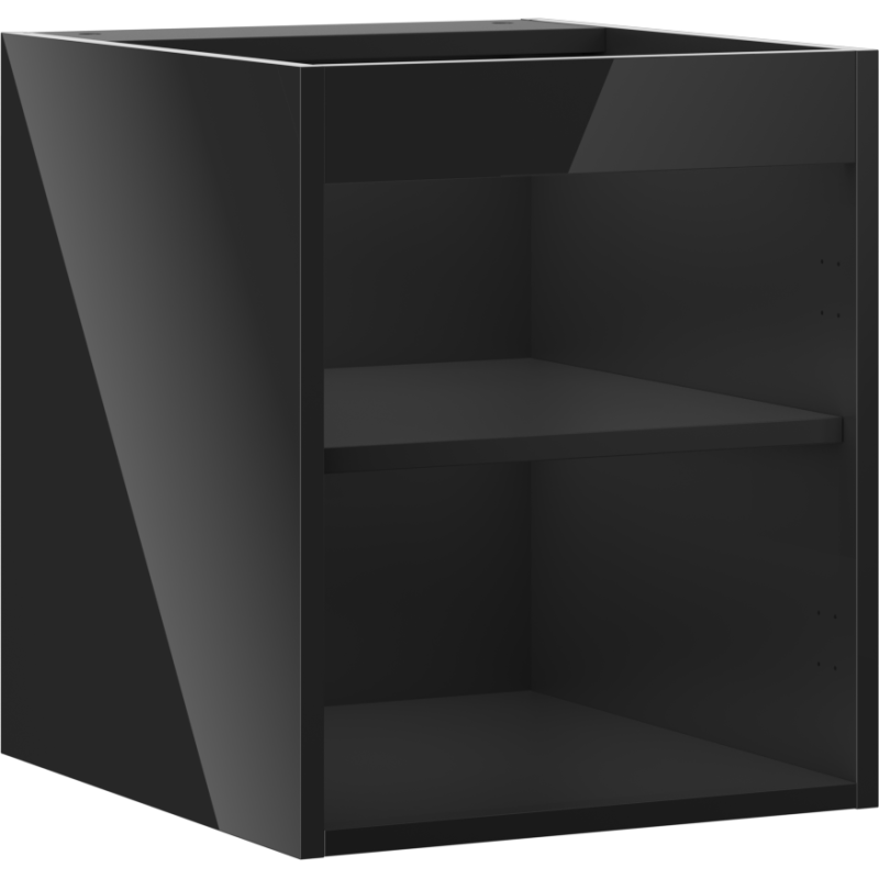 Mexen Box-A korpus skříňky pod umyvadlo 40 cm, černý lesk - 91AX1-0400-470-1-70