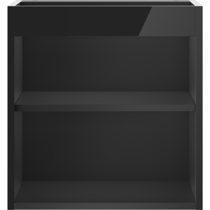 Mexen Box-A korpus skříňky pod umyvadlo 45 cm, černý lesk - 91AX1-0450-470-1-70