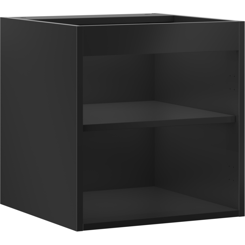 Mexen Box-A korpus skříňky pod umyvadlo 45 cm, černý mat - 91AX1-0450-470-1-71