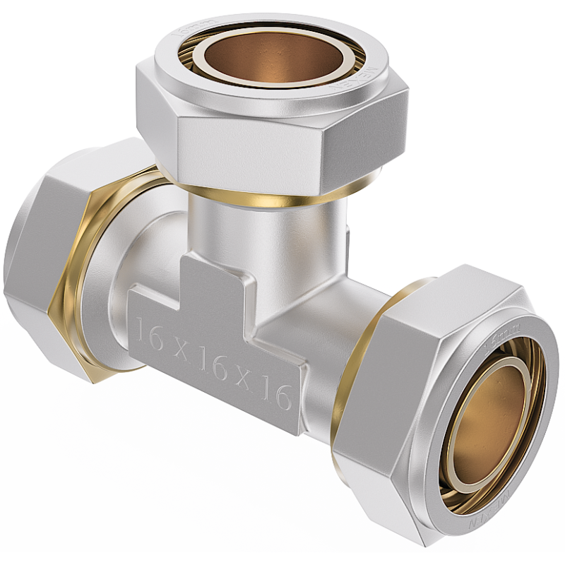 Mexen PEX-S šroubovací trojník PEX 16 x 16 x 16 - W97230-161616-00