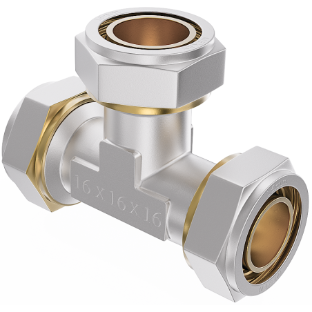 Mexen PEX-S šroubovací trojník PEX 16 x 16 x 16 - W97230-161616-00