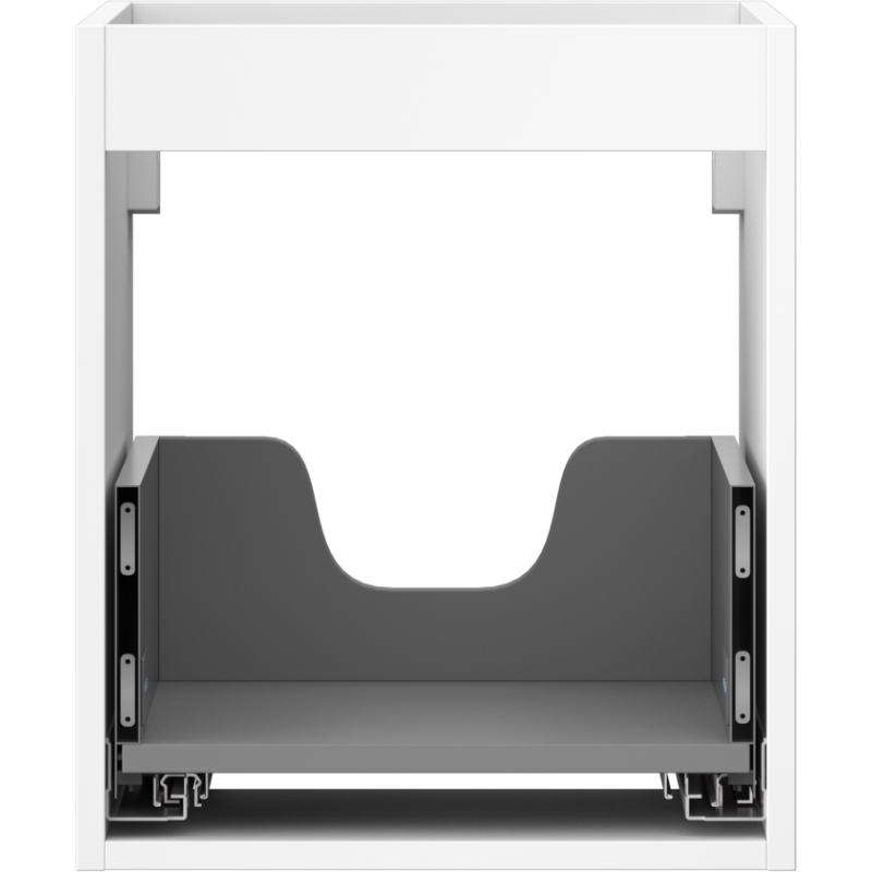 Mexen Box-A korpus skříňky pod umyvadlo 40 cm, 1 zásuvka, bílý mat - 91AX0-0400-470-1-01