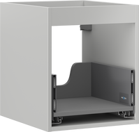 Mexen Box-A skříňka pod umyvadlo 40 cm, 1 zásuvka, šedý mat - 91AX0-0400-470-1-62