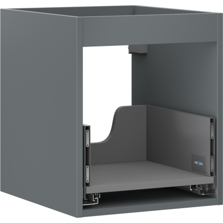 Mexen Box-A korpus skříňky pod umyvadlo 40 cm, 1 zásuvka, grafit mat - 91AX0-0400-470-1-66