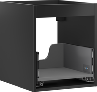 Mexen Box-A korpus skříňky pod umyvadlem 40 cm, 1 zásuvka, černý mat - 91AX0-0400-470-1-71