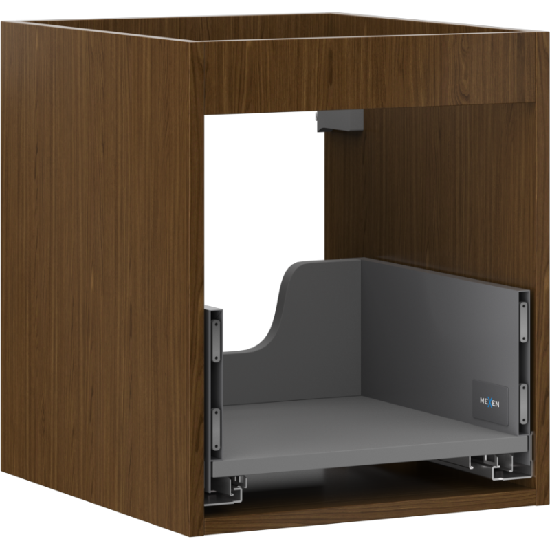 Mexen Box-A korpus skříňky podumyvadlové 40 cm, 1 zásuvka, ořech - 91AX0-0400-470-1-86