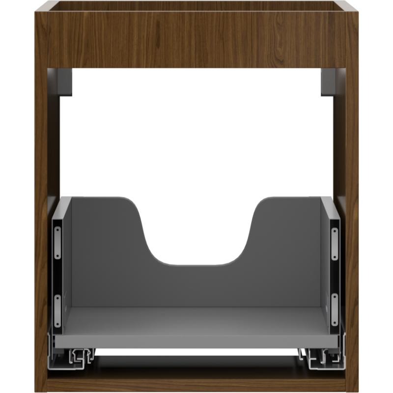 Mexen Box-A korpus skříňky podumyvadlové 40 cm, 1 zásuvka, ořech - 91AX0-0400-470-1-86