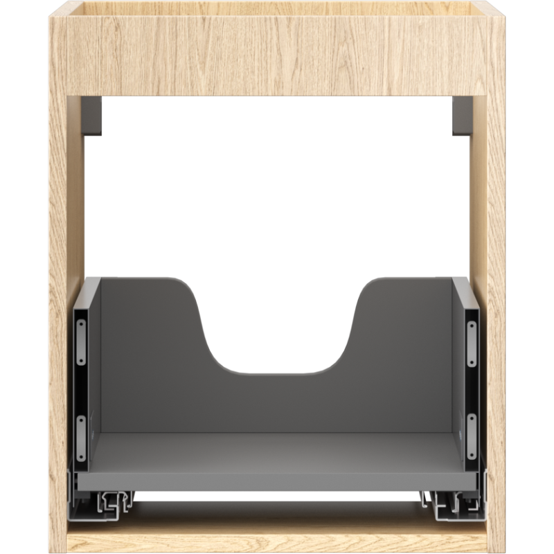 Mexen Box-A korpus skříňky pod umyvadlo 40 cm, 1 zásuvka, dub - 91AX0-0400-470-1-81