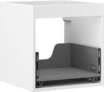 Mexen Box-A korpus skříňky podumyvadlové 45 cm, 1 zásuvka, bílý mat - 91AX0-0450-470-1-01