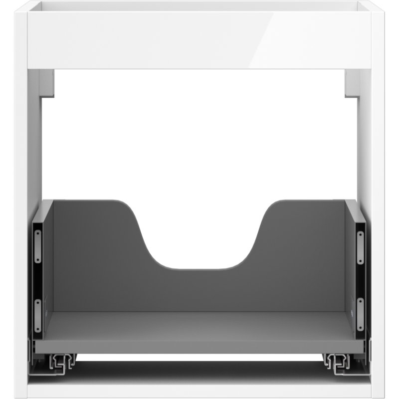 Mexen Box-A korpus skříňky pod umyvadlo 45 cm, 1 zásuvka, bílý lesk - 91AX0-0450-470-1-00