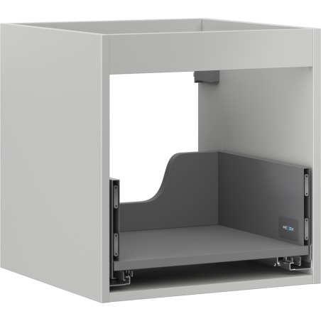 Mexen Box-A skříňka pod umyvadlo 45 cm, 1 zásuvka, šedý mat - 91AX0-0450-470-1-62