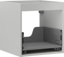 Mexen Box-A skříňka pod umyvadlo 45 cm, 1 zásuvka, šedý mat - 91AX0-0450-470-1-62