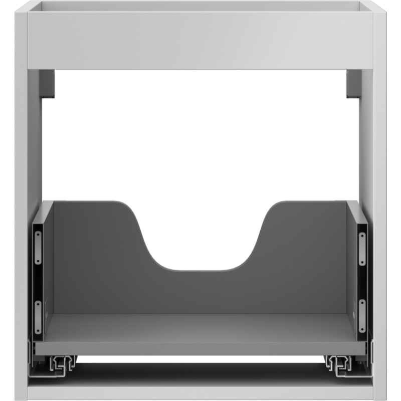 Mexen Box-A skříňka pod umyvadlo 45 cm, 1 zásuvka, šedý mat - 91AX0-0450-470-1-62
