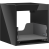 Mexen Box-A korpus skříňky pod umyvadlo 45 cm, 1 zásuvka, černý lesk - 91AX0-0450-470-1-70