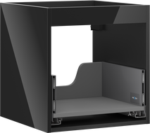 Mexen Box-A korpus skříňky pod umyvadlo 45 cm, 1 zásuvka, černý lesk - 91AX0-0450-470-1-70
