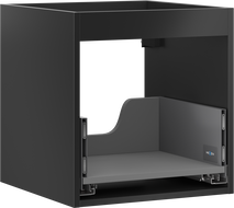 Mexen Box-A korpus skříňky pod umyvadlo 45 cm, 1 zásuvka, černý mat - 91AX0-0450-470-1-71