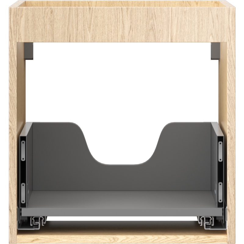 Mexen Box-A korpus skříňky pod umyvadlo 45 cm, 1 zásuvka, dub - 91AX0-0450-470-1-81