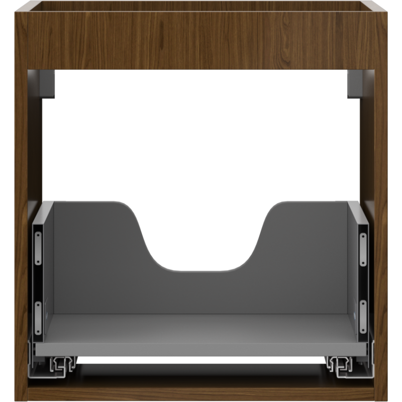 Mexen Box-A korpus skříňky podumyvadlové 45 cm, 1 zásuvka, ořech - 91AX0-0450-470-1-86