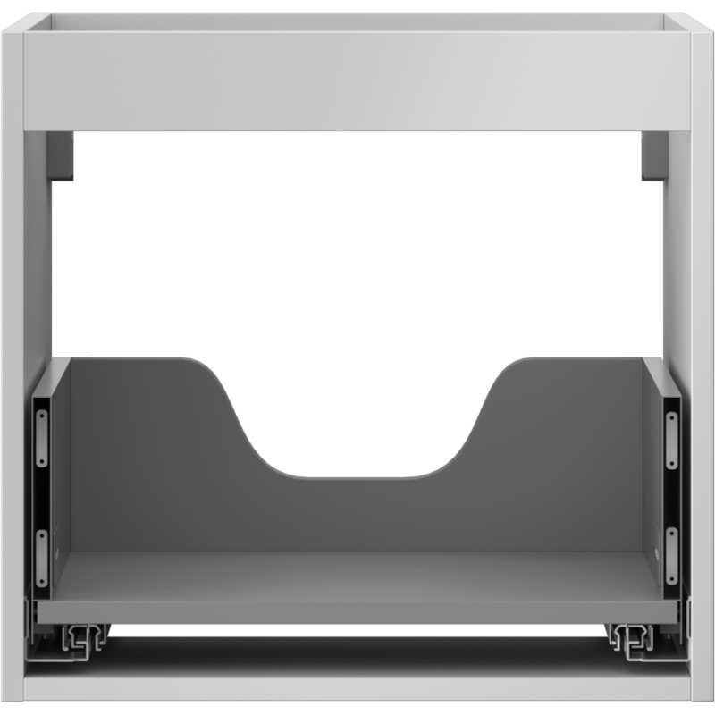 Mexen Box-A skříňka pod umyvadlo 50 cm, 1 zásuvka, šedý mat - 91AX0-0500-470-1-62