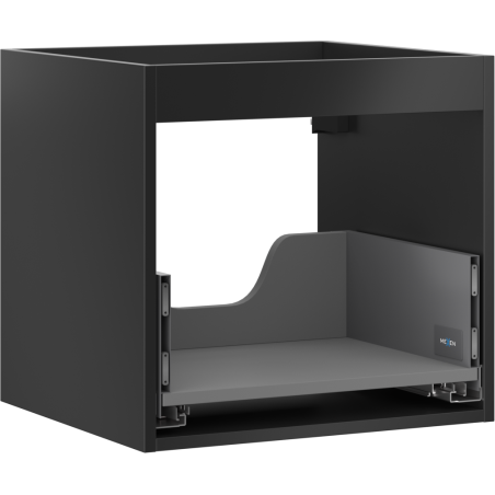 Mexen Box-A korpus koupelnové skříňky 50 cm, 1 zásuvka, černý mat - 91AX0-0500-470-1-71