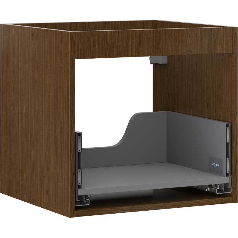 Mexen Box-A korpus koupelnové skříňky 50 cm, 1 zásuvka, ořech - 91AX0-0500-470-1-86