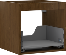 Mexen Box-A korpus koupelnové skříňky 50 cm, 1 zásuvka, ořech - 91AX0-0500-470-1-86