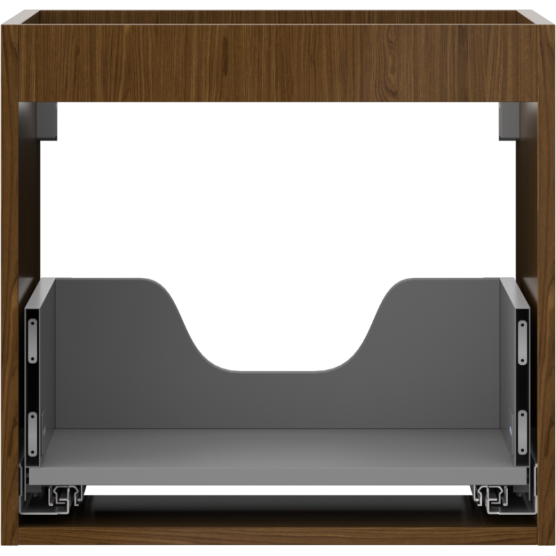 Mexen Box-A korpus koupelnové skříňky 50 cm, 1 zásuvka, ořech - 91AX0-0500-470-1-86