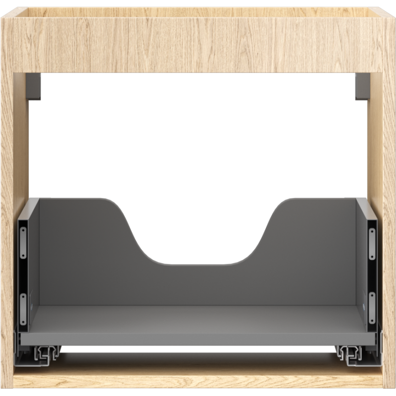 Mexen Box-A korpus skříňky pod umyvadlo 50 cm, 1 zásuvka, dub - 91AX0-0500-470-1-81