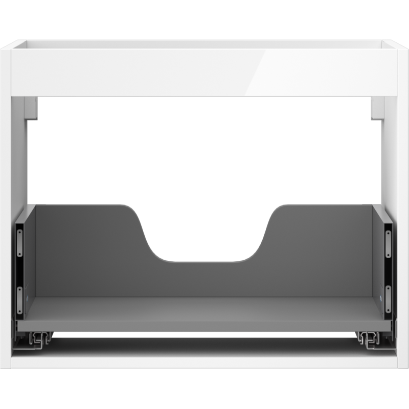 Mexen Box-A korpus skříňky pod umyvadlo 60 cm, 1 zásuvka, bílý lesk - 91AX0-0600-470-1-00