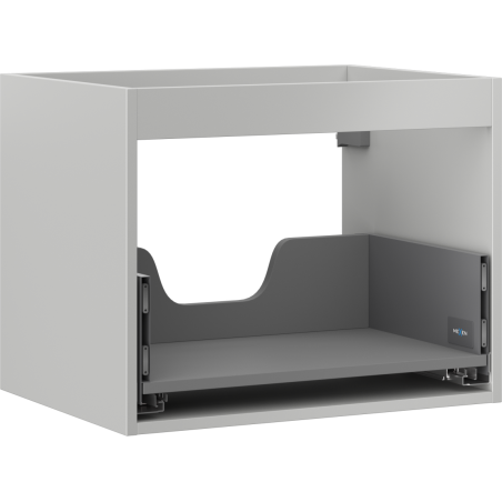 Mexen Box-A korpus skříňky pod umyvadlo 60 cm, 1 zásuvka, šedý mat - 91AX0-0600-470-1-62